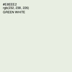#E8EEE2 - Green White Color Image
